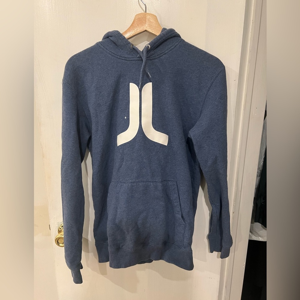 Wesc Blue Hoodie with White Logo